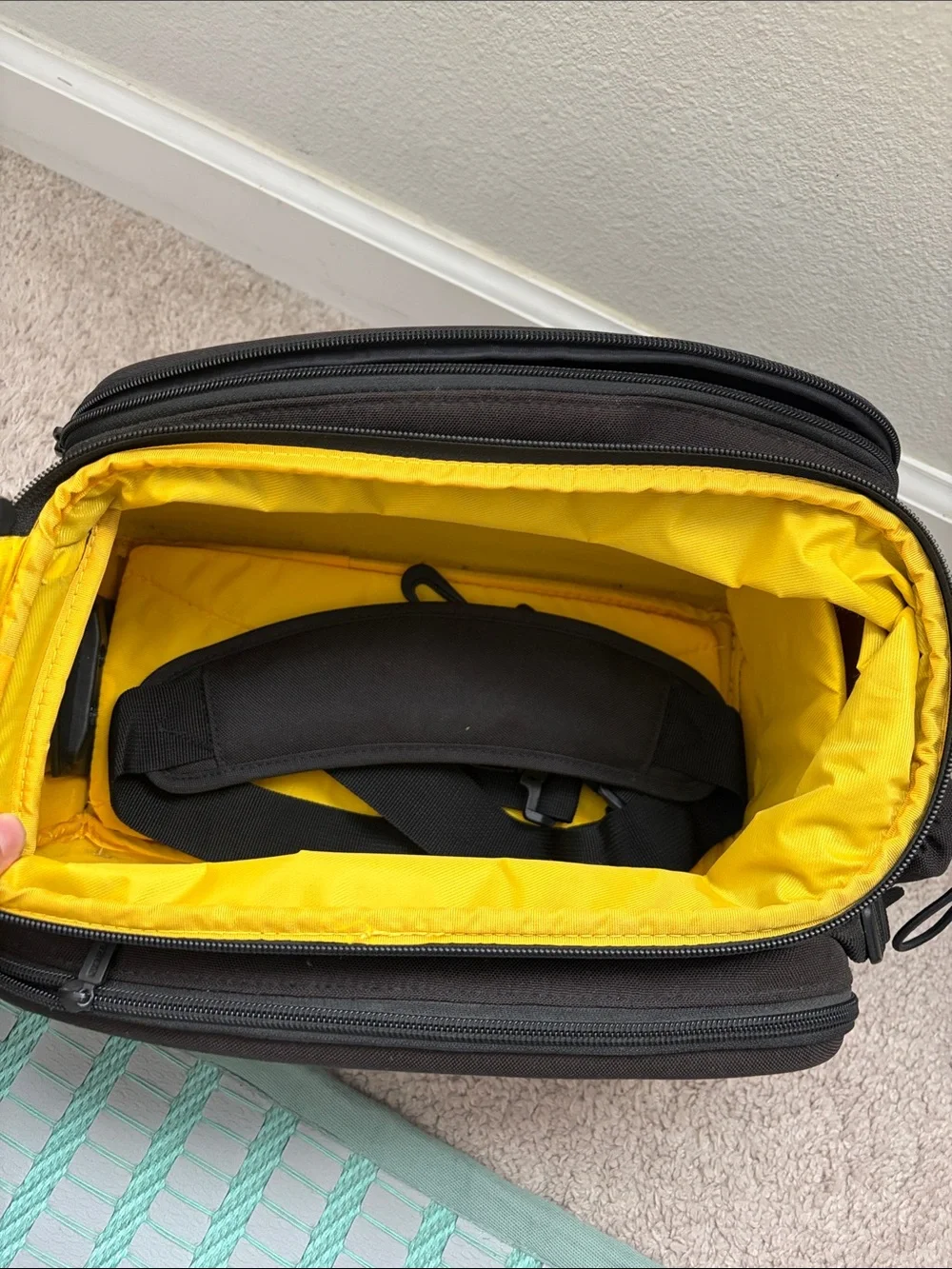 MTX Black Men's Messenger / Handlebar Bag